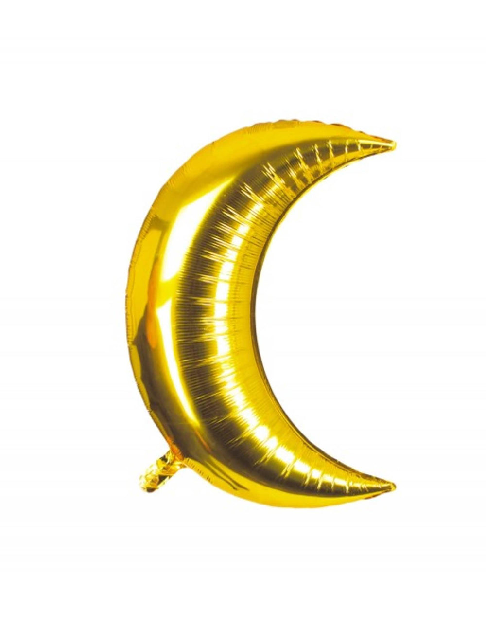 Héliový balón v tvare polmesiaca na párty zlatá