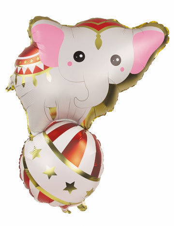 Fóliový balón s cirkusovým slonom 78x60 cm