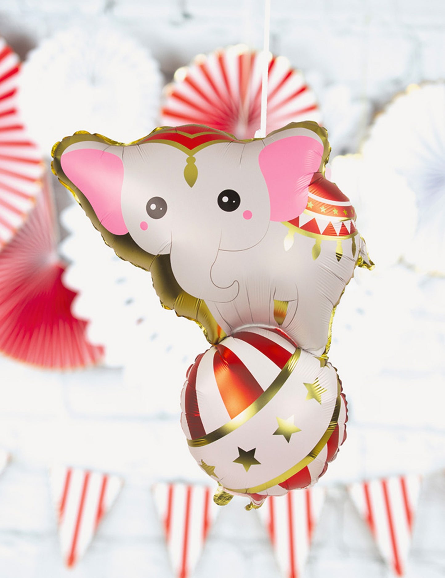 Fóliový balón s cirkusovým slonom 78x60 cm