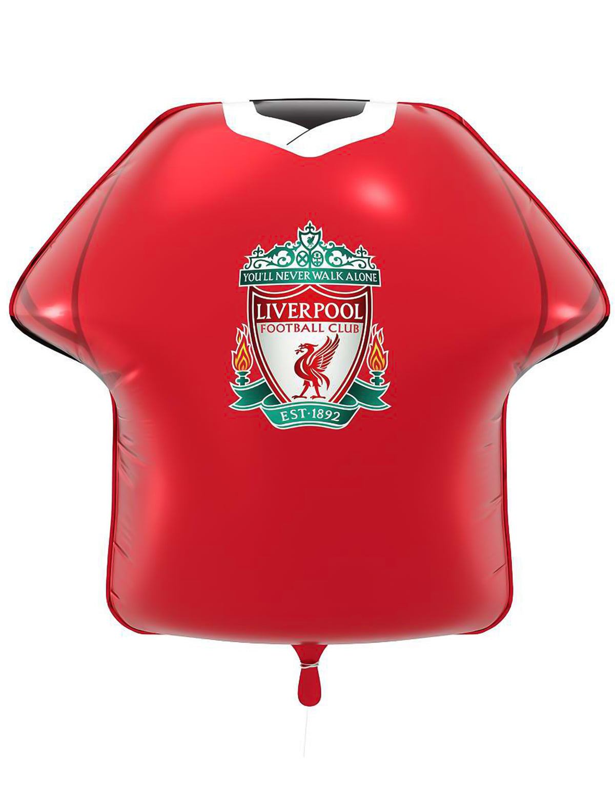 Fóliový balón v tvare dresu Liverpool Football Club 52 x 51 cm