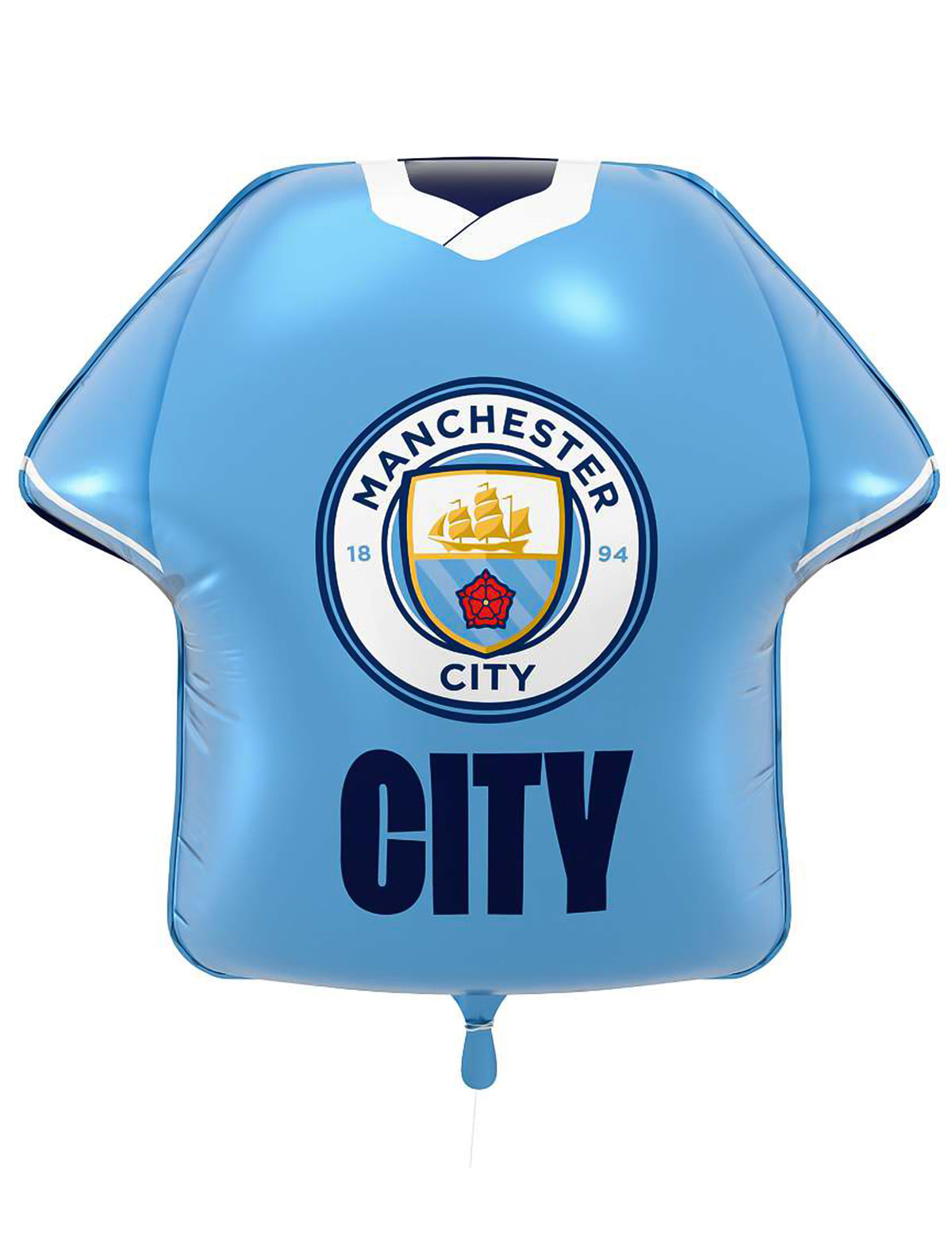 Fóliový balón v tvare dresu Manchester City Football Club 52 x 51 cm