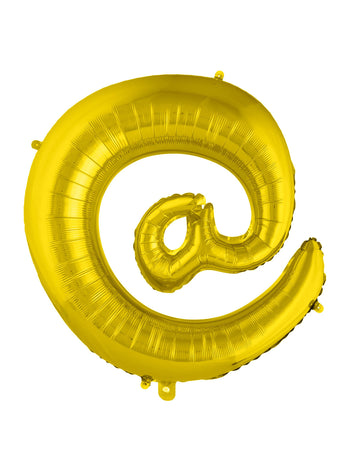 Obrie hliníkový symbol lopty @ Gold 70 cm
