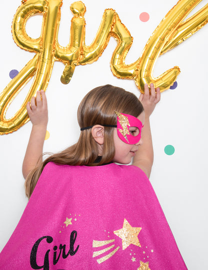 Hliníková guľa Zlaté dievča 77 x 70 cm