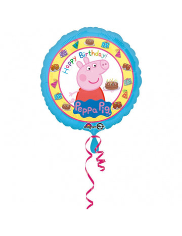 Všetko najlepšie k narodeninám Peppa Pig 43 cm hliníkový balón