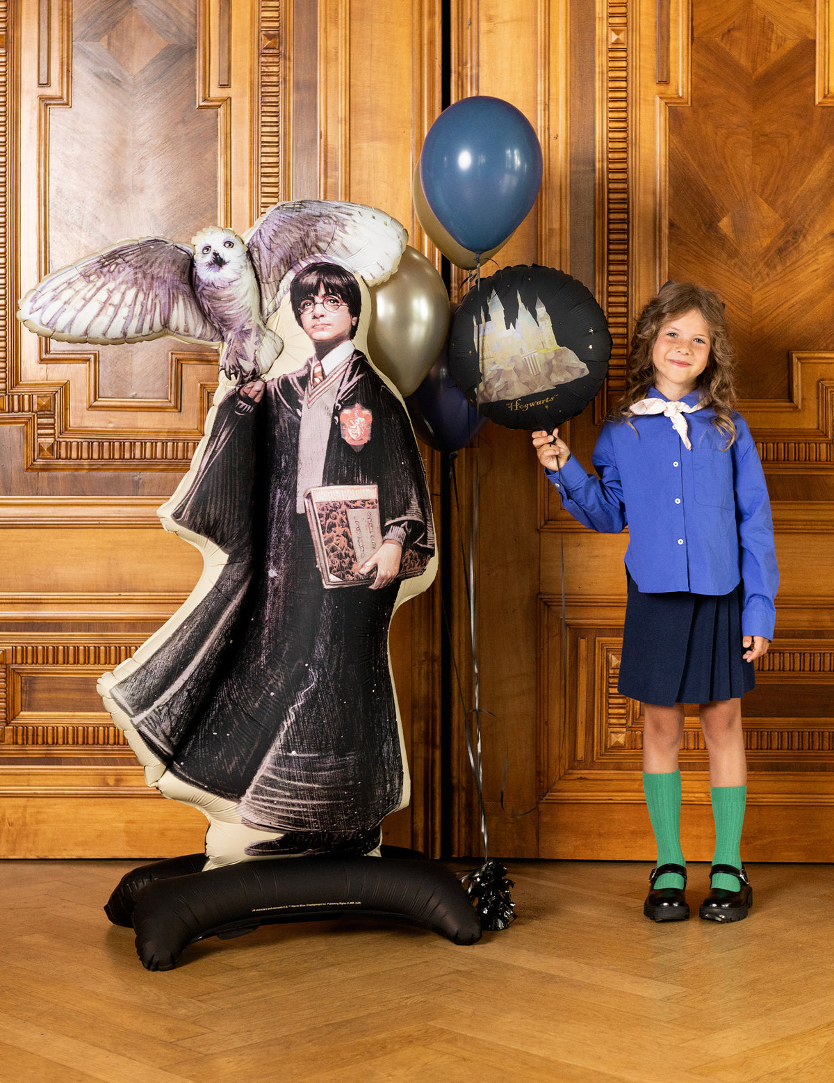 Hliníkový balón Harry Potter™ Hrad Rokfort 35 cm