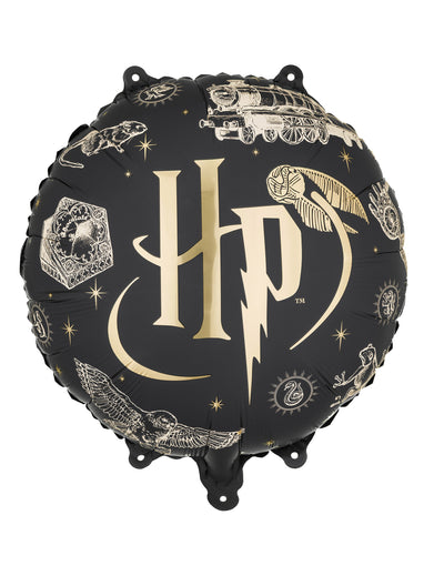 Hliníkový balón Harry Potter™ čierny 35 cm