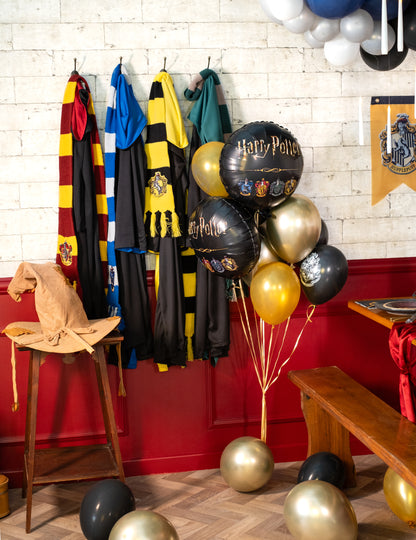 Mise en situation de fête du ballon aluminium Harry Potter