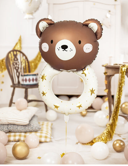 Hliníkový balón dojčiaca malý medveď 61 x 88 cm