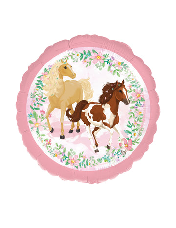Fóliový balón s motívom krásneho koníka 43 cm na narodeniny