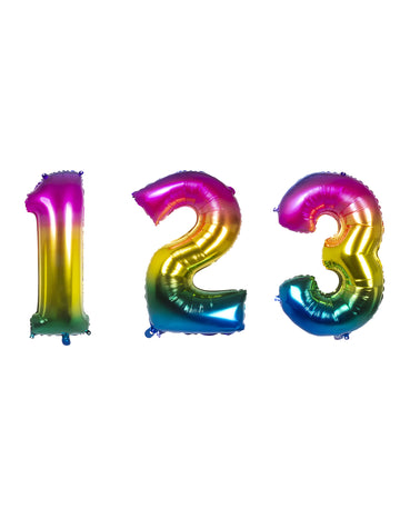 Viacfarebná hliníková guľa 86 cm