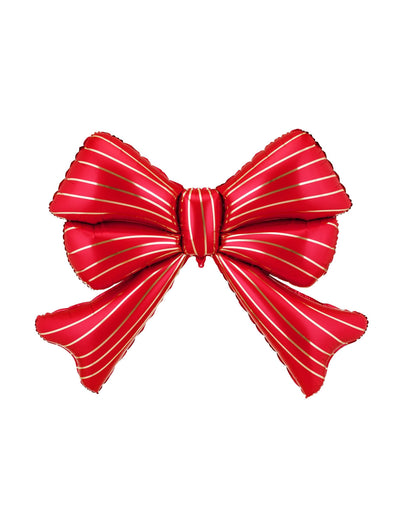 Fóliový balón XXL červená mašľa 139 x 111 cm