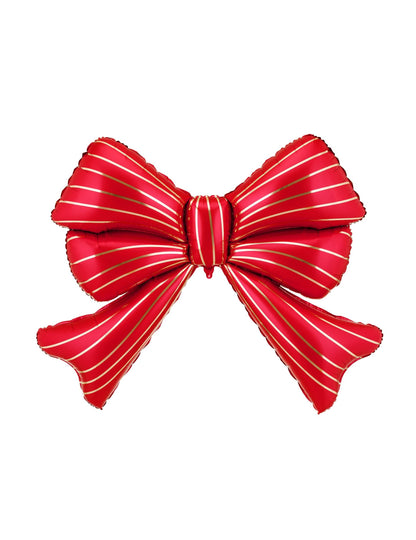 Fóliový balón XXL červená mašľa 139 x 111 cm