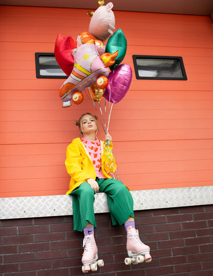 Hliníková balónová guľa v rulete 74 cm