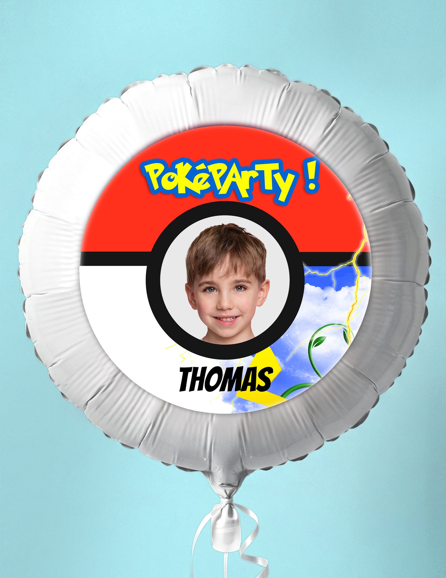 Personalizovateľný fóliový balón Poké Ball 50 cm