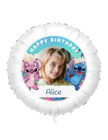 Personalizovateľný fóliový balón Stitch 50 cm