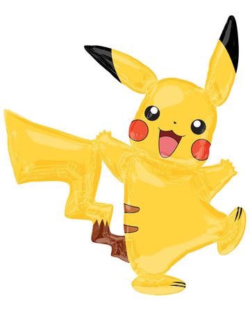 Ballon aluminium Pikachu Pokémon jaune