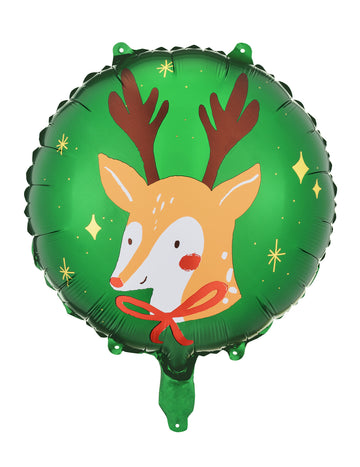 Hliníkový balón sob z Santa Claus 45 cm