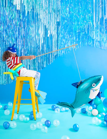 Fóliová lopta so žralokom 102 x 62 cm k oceánskym narodeninám