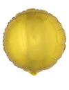 Ballon aluminium rond pour fête doré