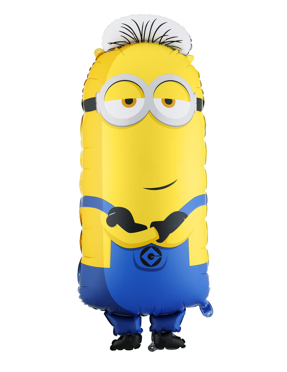 Ballon aluminium Tim Minions™ pour anniversaire jaune et bleu