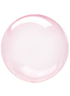 Ballon bulle cristal pour fête rose