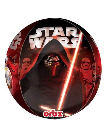 Hliníkový balón Star Wars VII 38 x 40 cm znakov