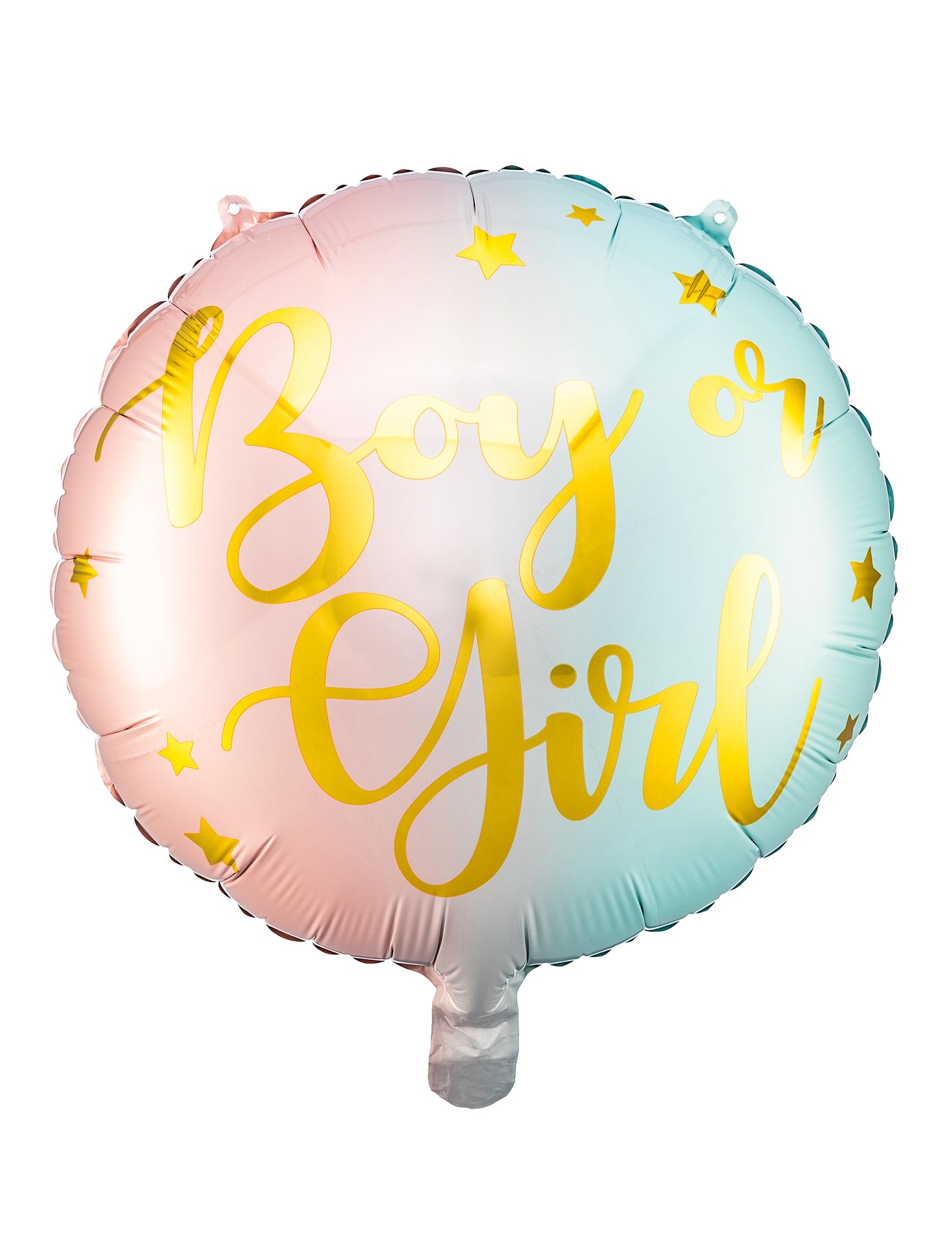Fóliový balón chlapec alebo dievča pastelová farba 35 cm na odhalenie pohlavia
