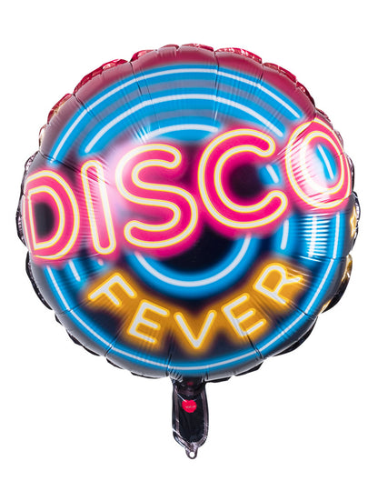 Fóliový balón Disco fever 45 cm neónový efekt
