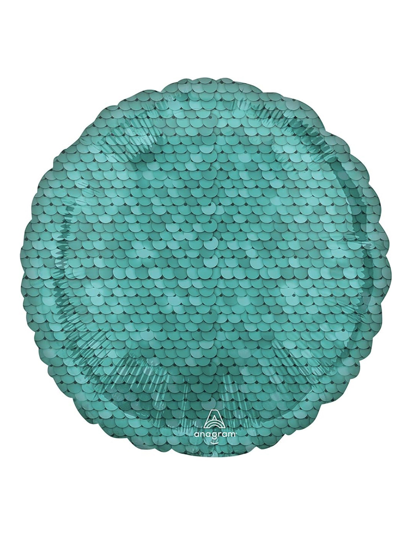 Modrá hliníková guľa 43 cm téma morskej panny