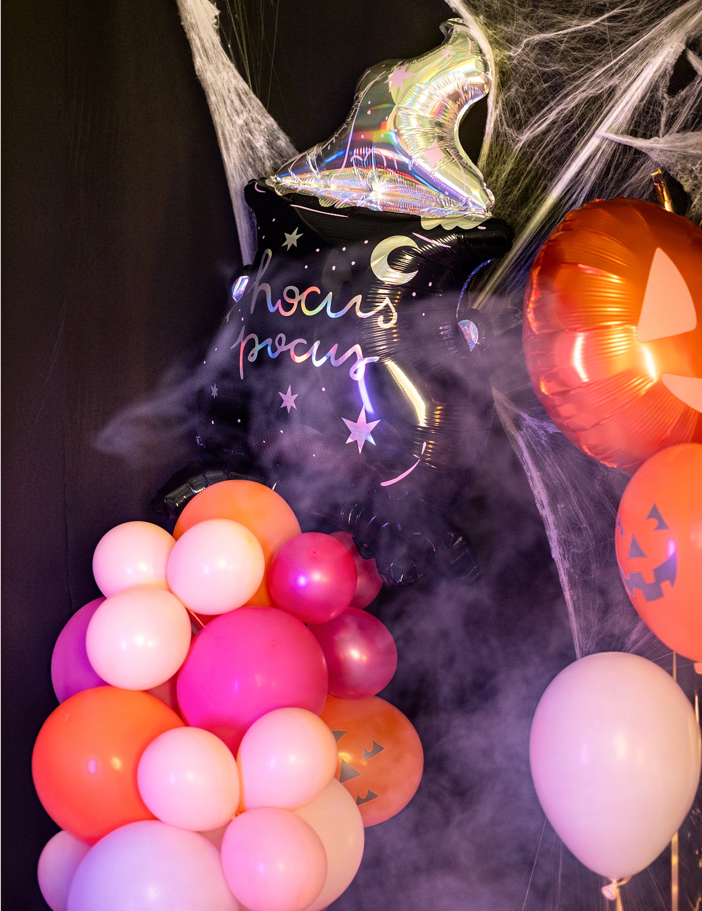 Obrovská hliníková guľa/kotol 64 x 109 cm dúhový hokus pokus