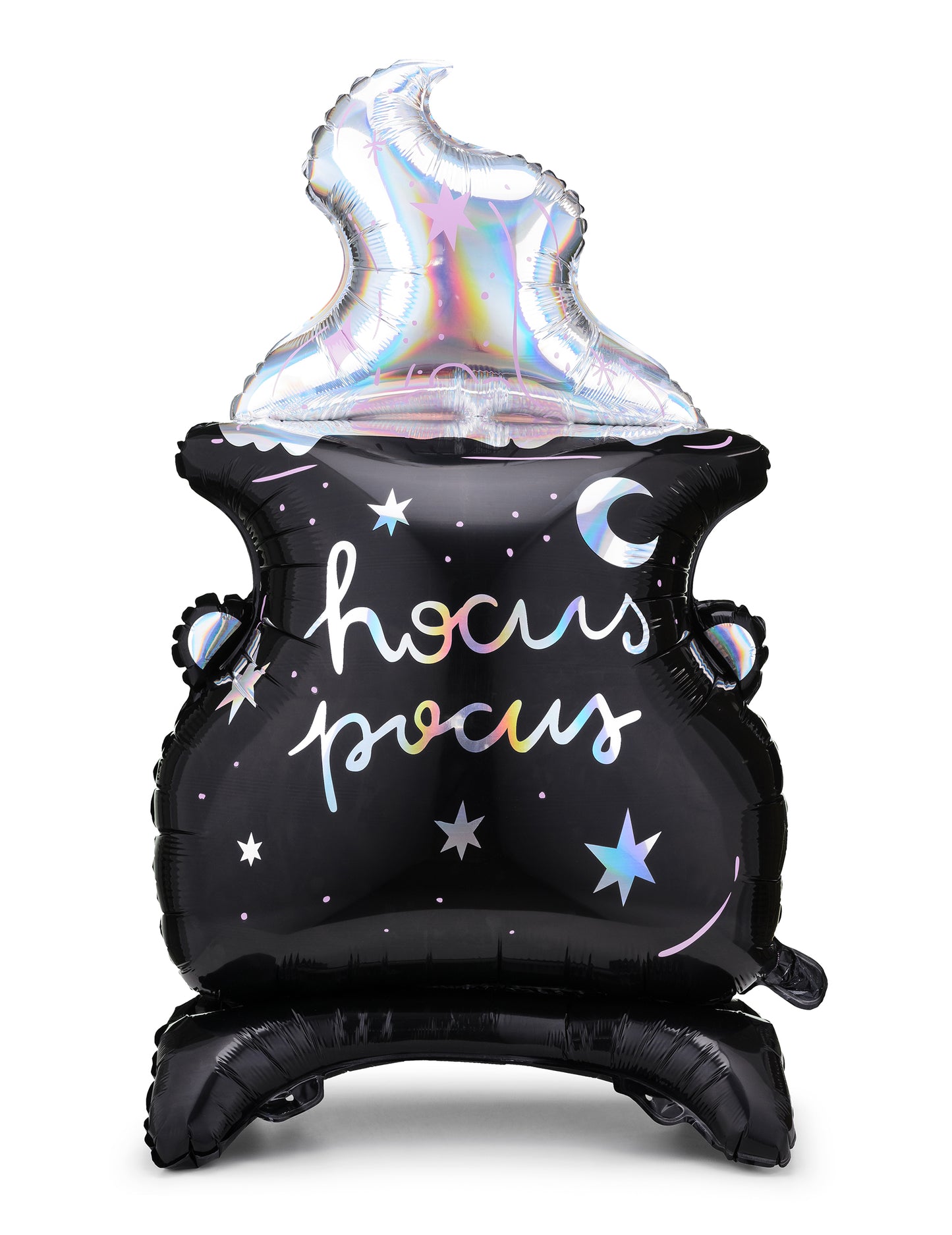 Obrovská hliníková guľa/kotol 64 x 109 cm dúhový hokus pokus