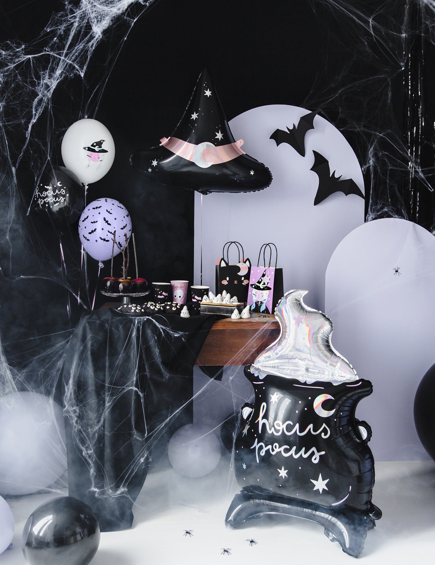 Obrovská hliníková guľa/kotol 64 x 109 cm dúhový hokus pokus