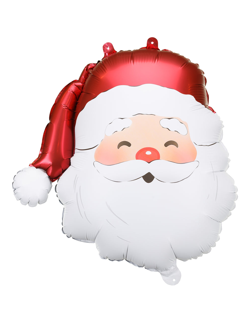 Ballon en aluminium Père Noël pour décoration rouge et blanc