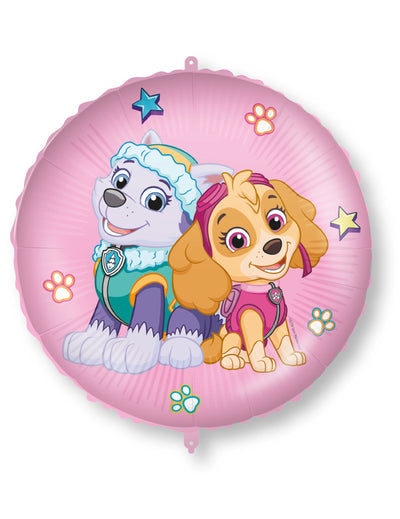 Ballon en aluminium Stella et Everest pour enfant rose
