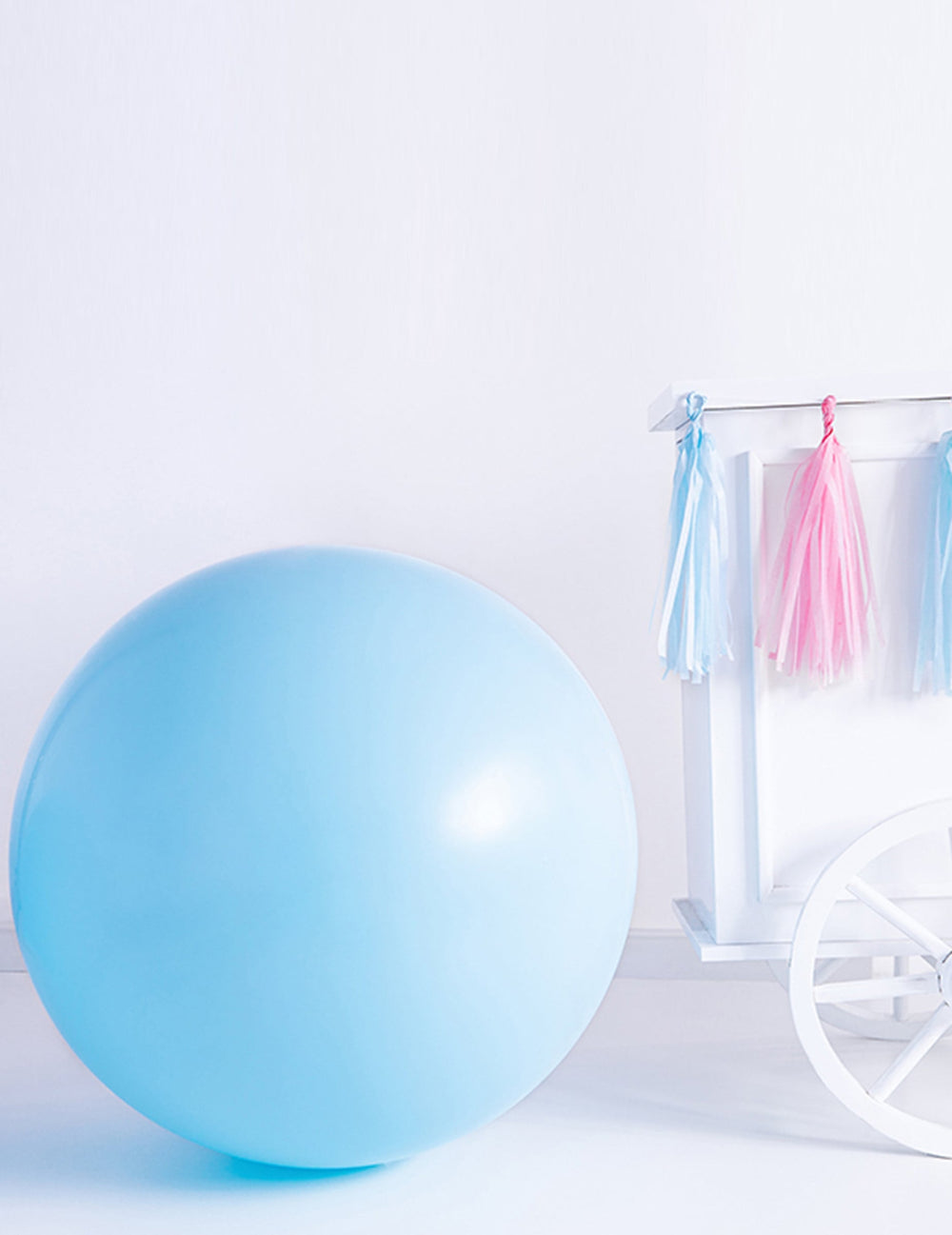 Mise en situation du ballon géant pour fête