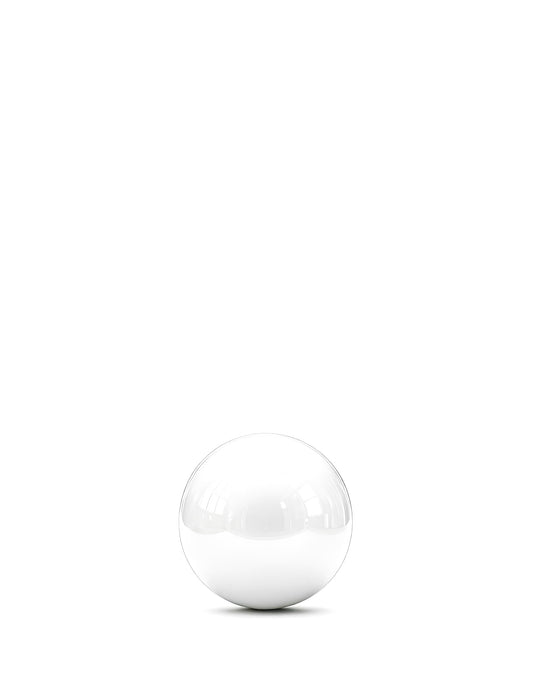 Obrovský balón biela zrkadlová guľa 60 cm
