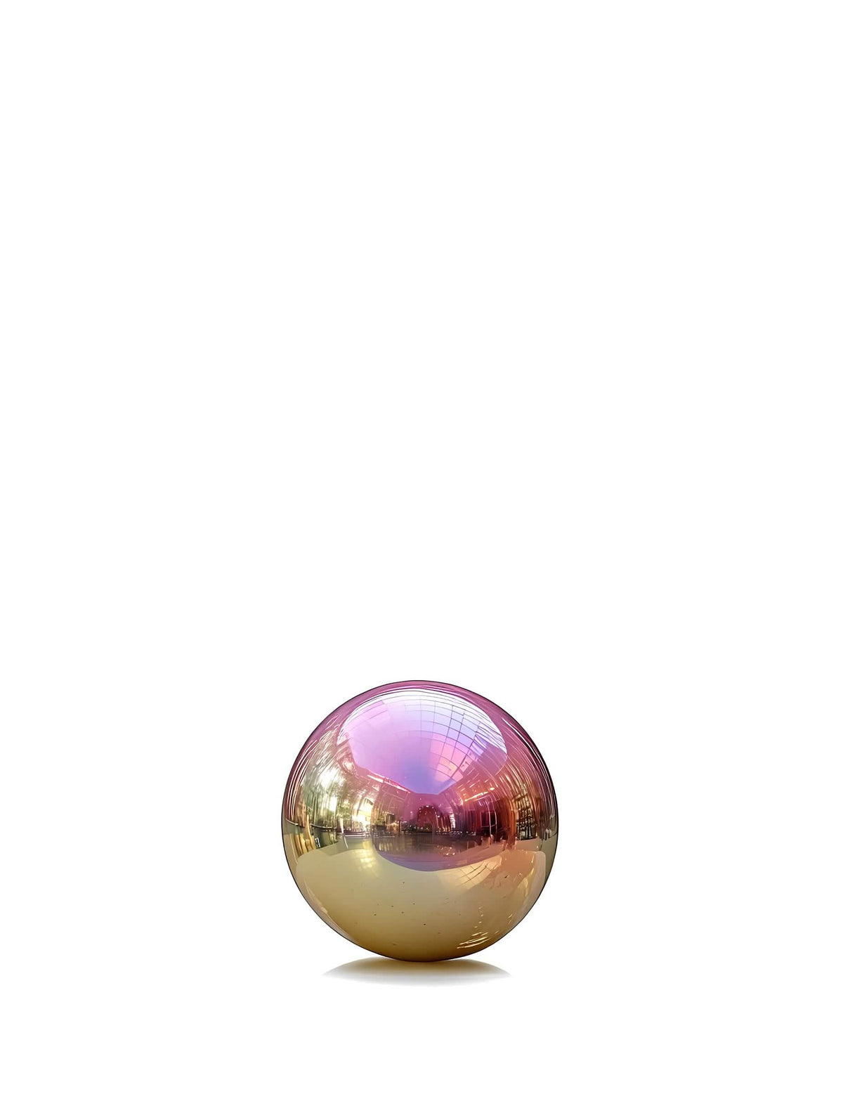 Obrovský balón dúhová zrkadlová guľa 60 cm
