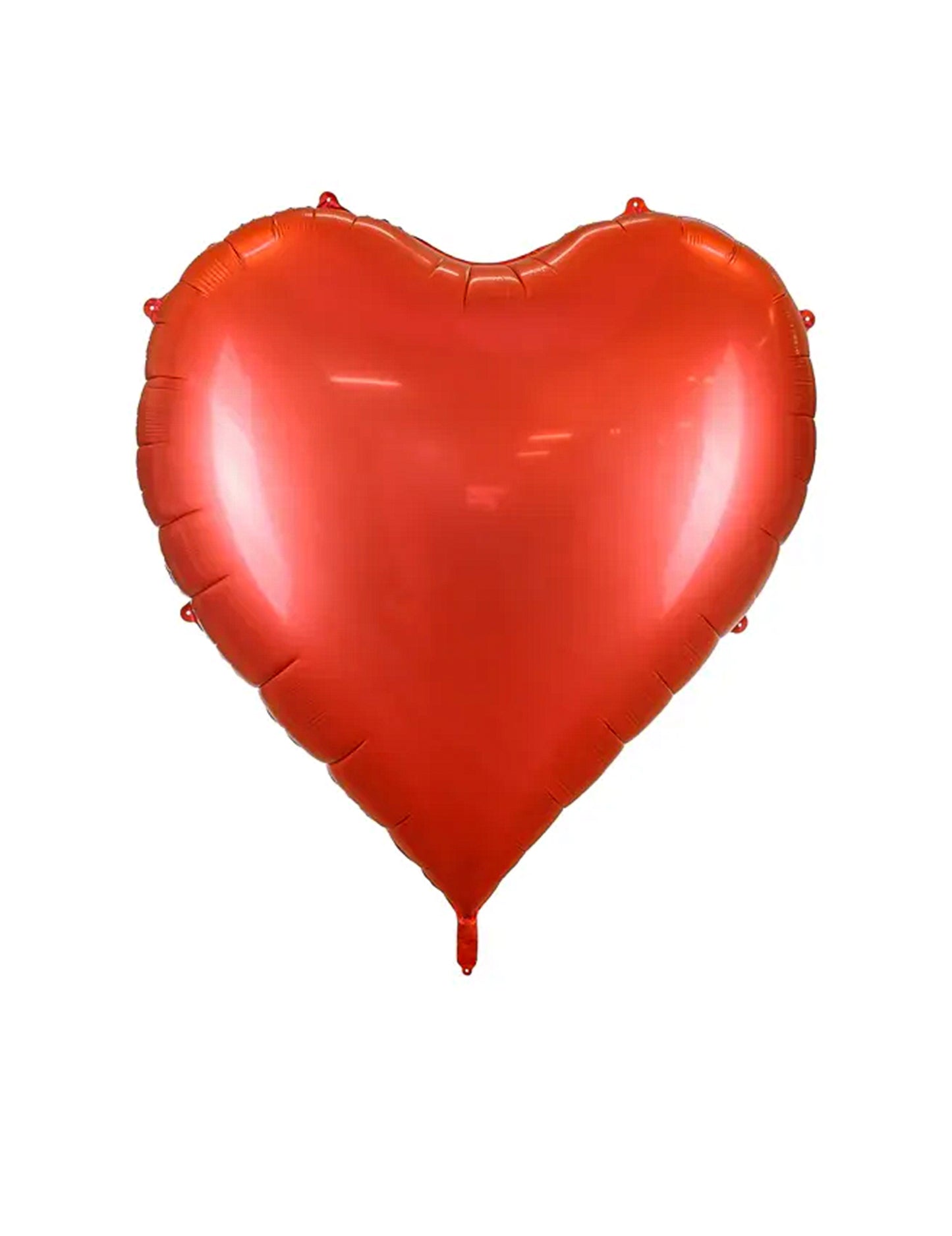 Obrovská hliníková guľa v tvare červeného srdca XXL 1,36 x 1,29 m
