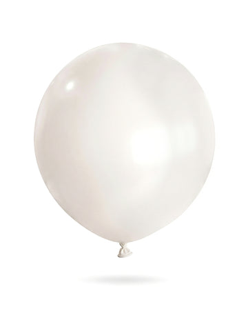 Ballon géant en latex blanc