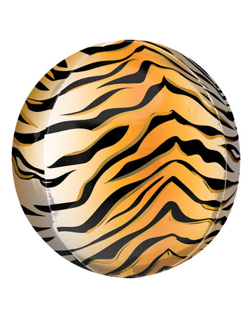 Balón s tigrou potlačou 38 cm hliník