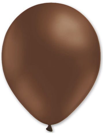 Ballon de baudruche pour fête marron