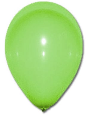 Ballons pour fête verts