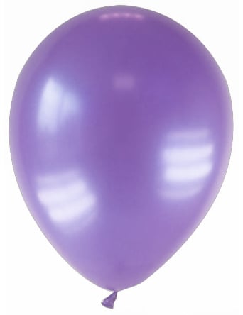 Ballons métallisés pour fête violets