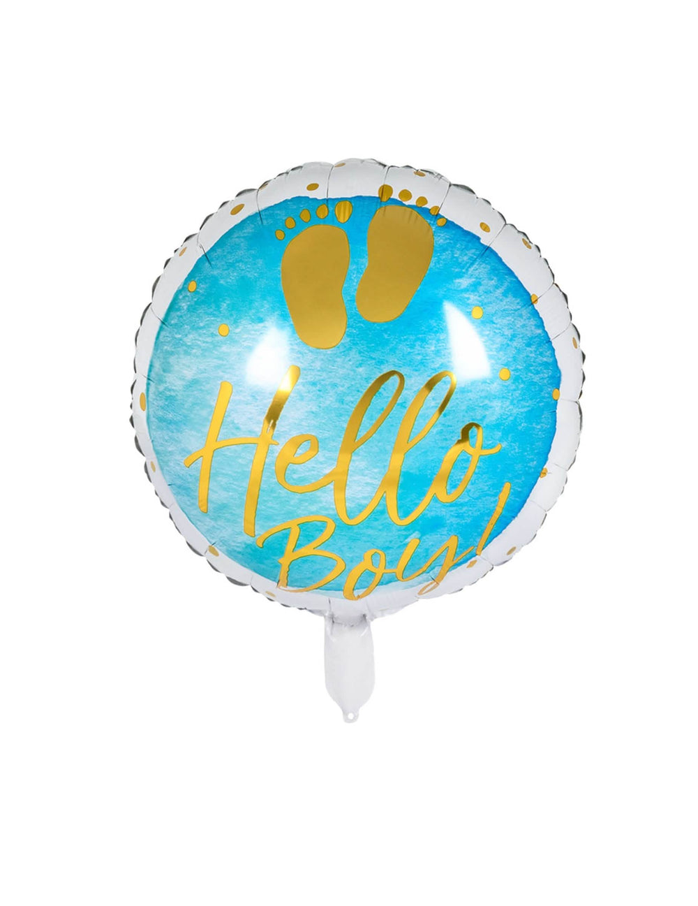 Zobrazenie héliového balónu Hello Boy na baby shower