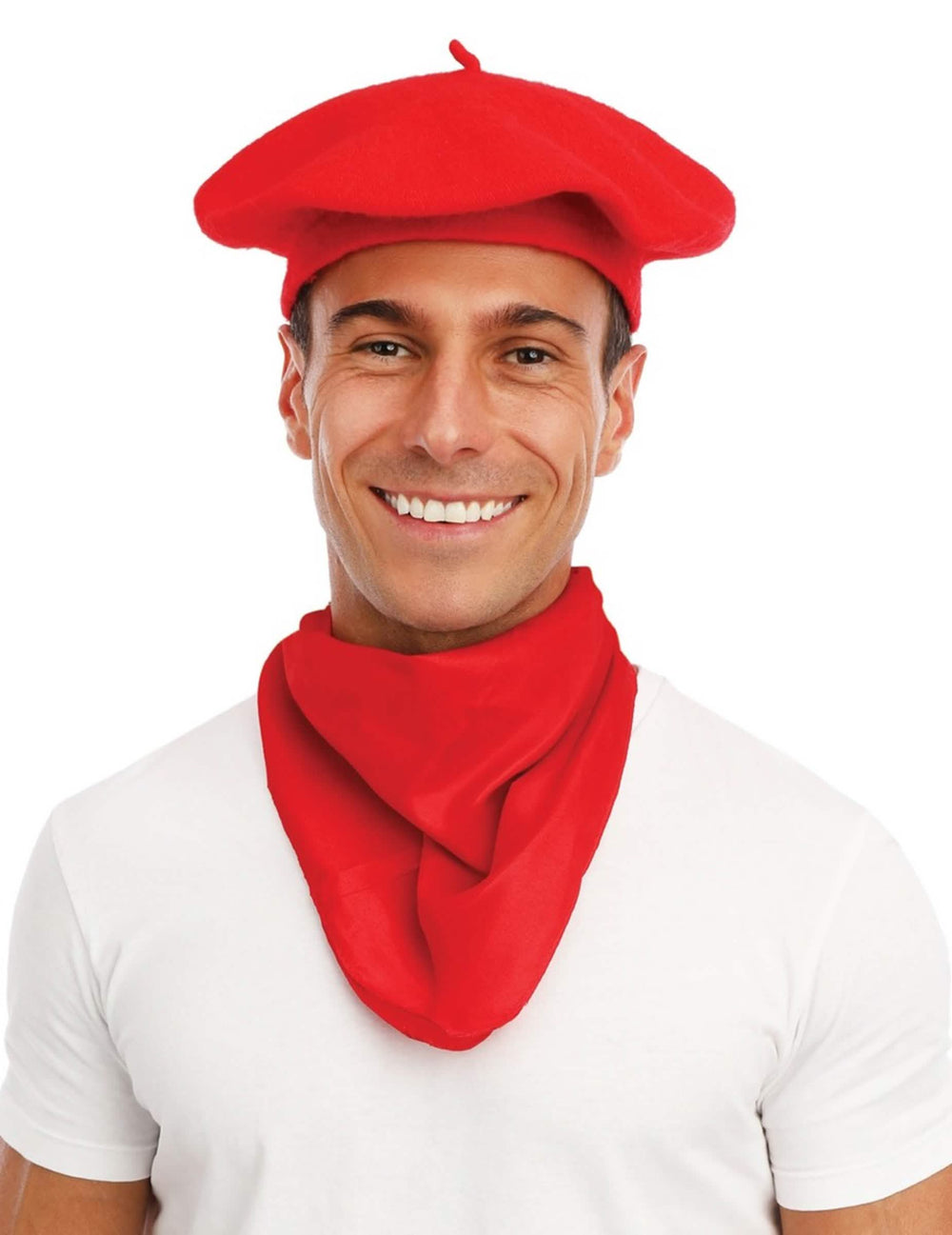 Bandana párty pre dospelý červená