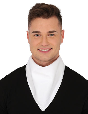 Obyčajná biela bandana