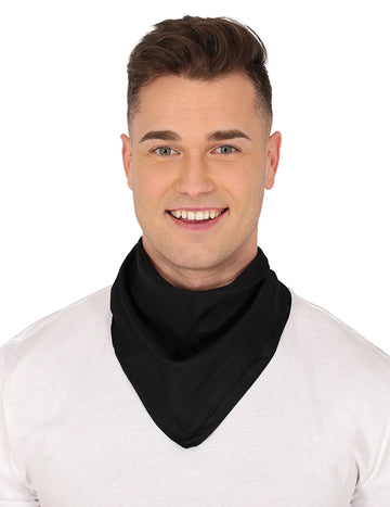 Obyčajná čierna bandana