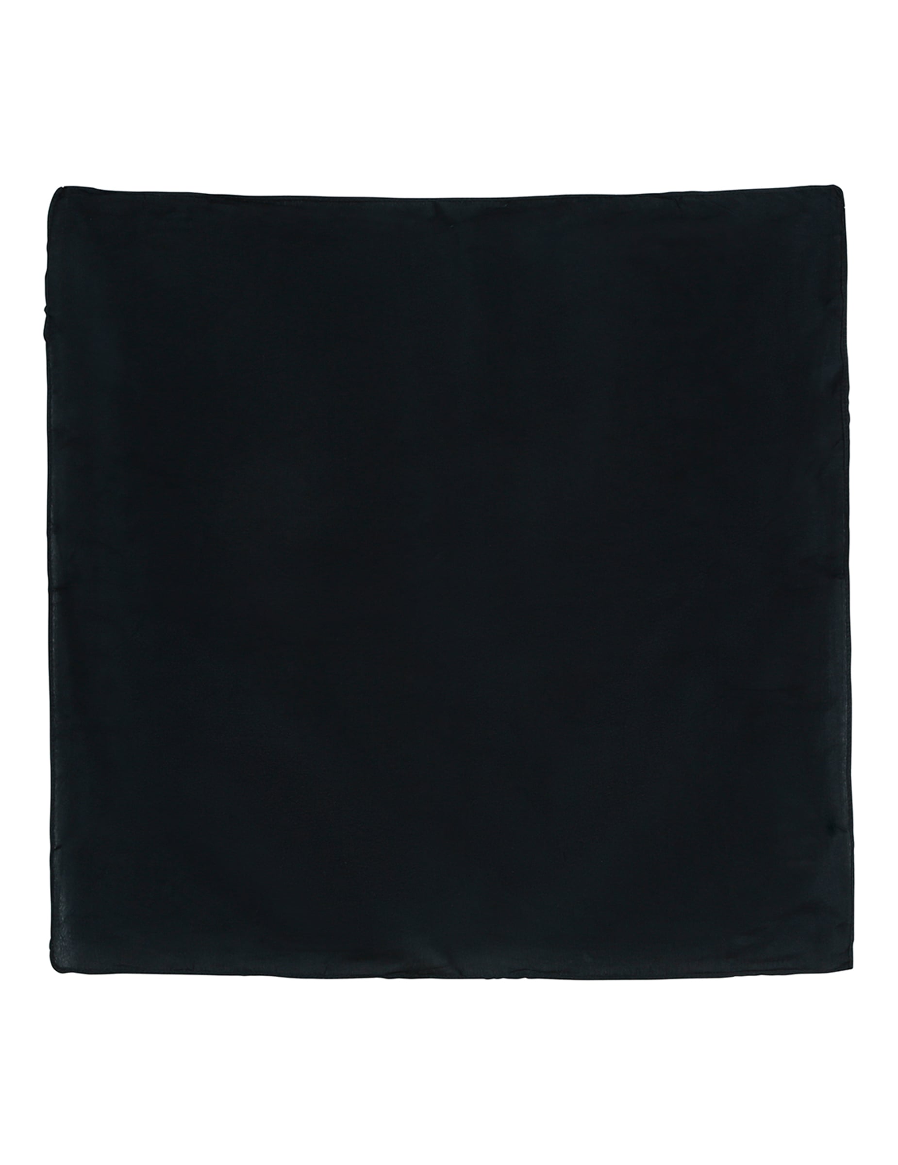 Vue à plat du bandana uni pour adulte