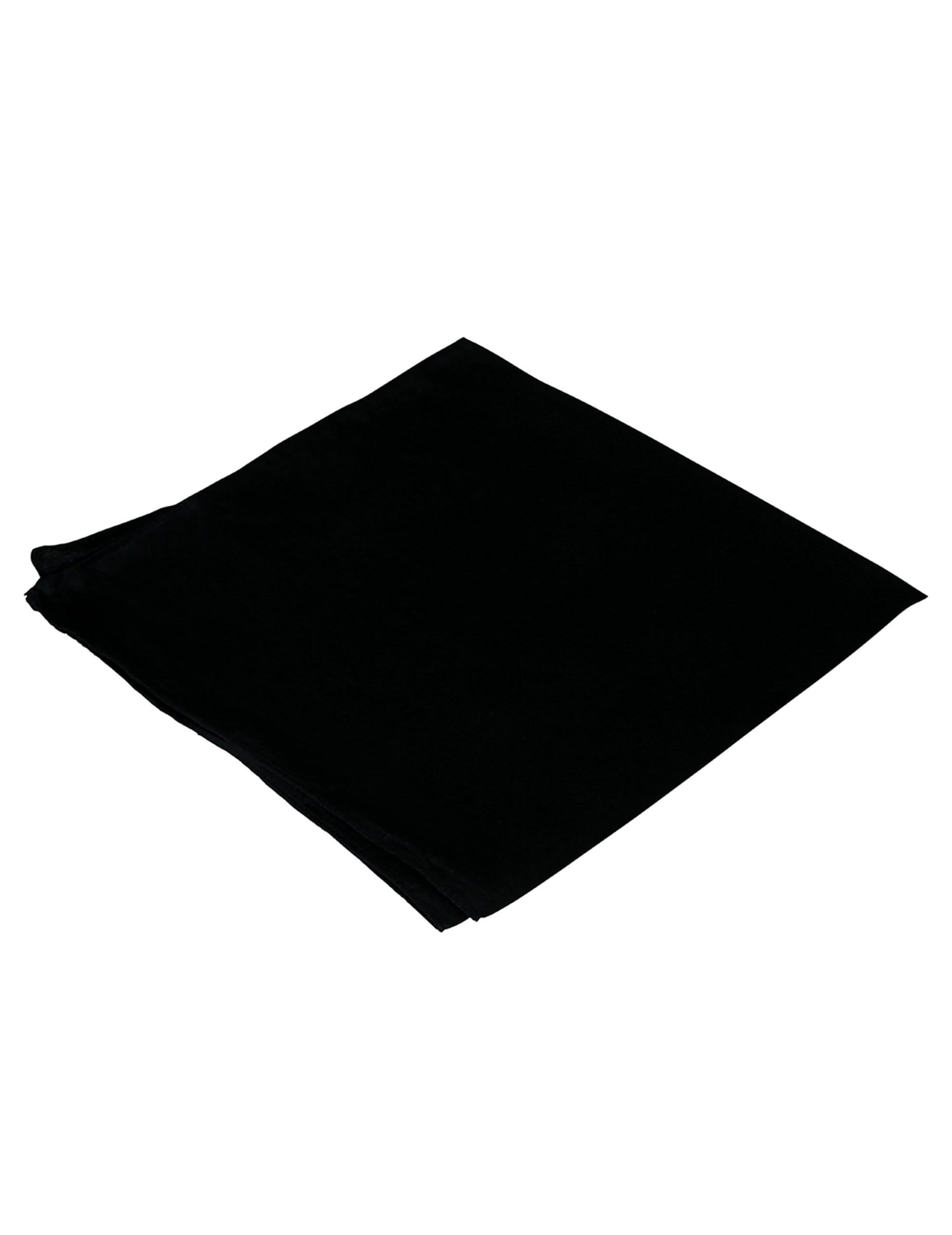 Vue pliée du bandana uni pour adulte