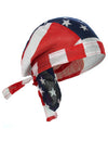 Bandana USA pour adulte rouge blanc et bleu à motif drapeau américain